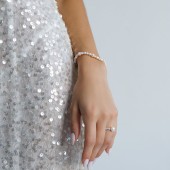 Bratara perle naturale albe si argint DiAmanti 234-116B-G